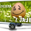 trailer with an egg