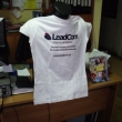 T-shirt imprinted with individual